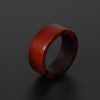 Rosewood ring, rings for lovers, couple's ring
