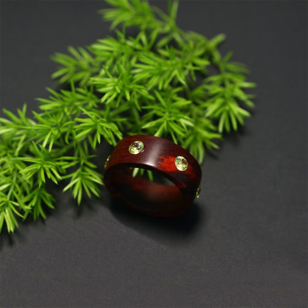Rosewood ring/his & her ring - Image 3